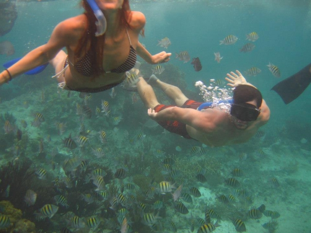 Snorkeleando en arrecifes